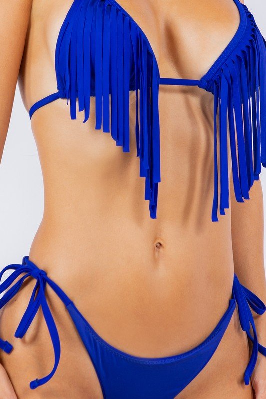 TWO PIECE TASSELS TOP BIKINI - Chaelisa's New Jammies