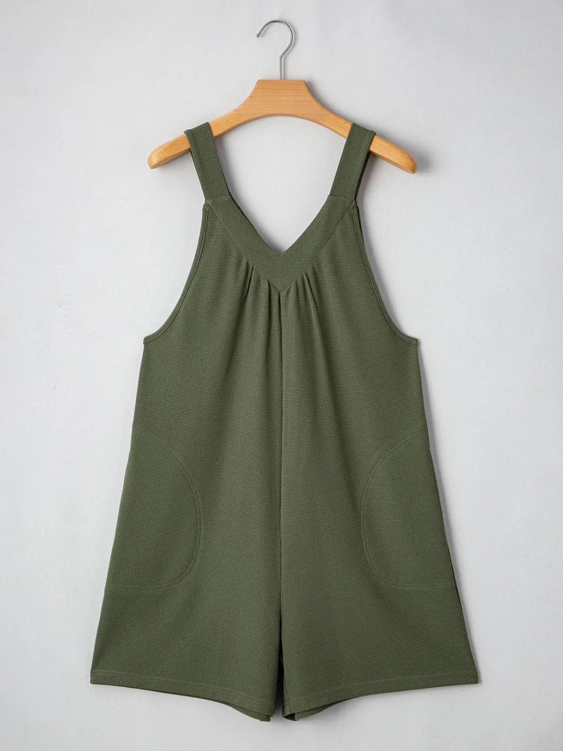 V - Neck Wide Strap Romper - Chaelisa's New Jammies