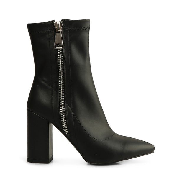 VALERIA POINTED TOE HIGH ANKLE BOOTS - Chaelisa's New Jammies