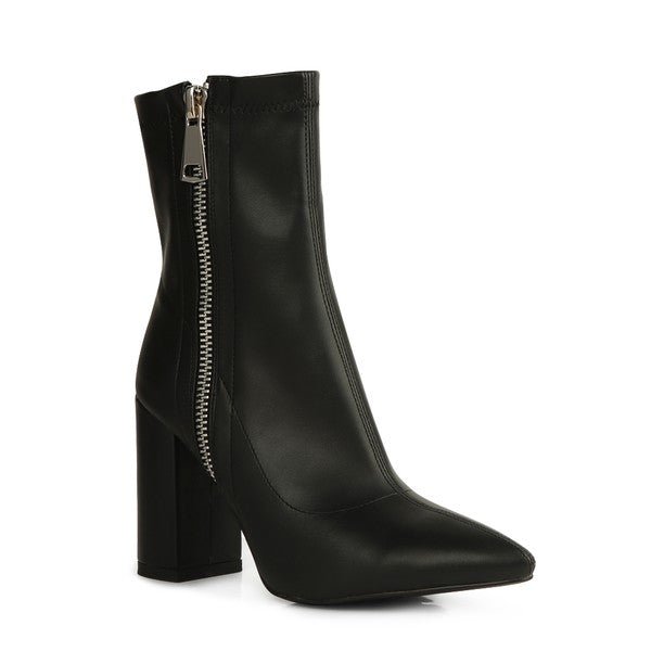 VALERIA POINTED TOE HIGH ANKLE BOOTS - Chaelisa's New Jammies