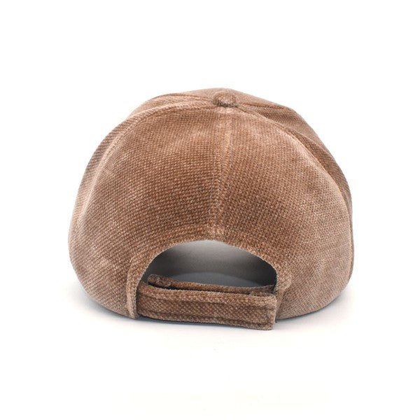 Velour Ball Cap - Chaelisa's New Jammies