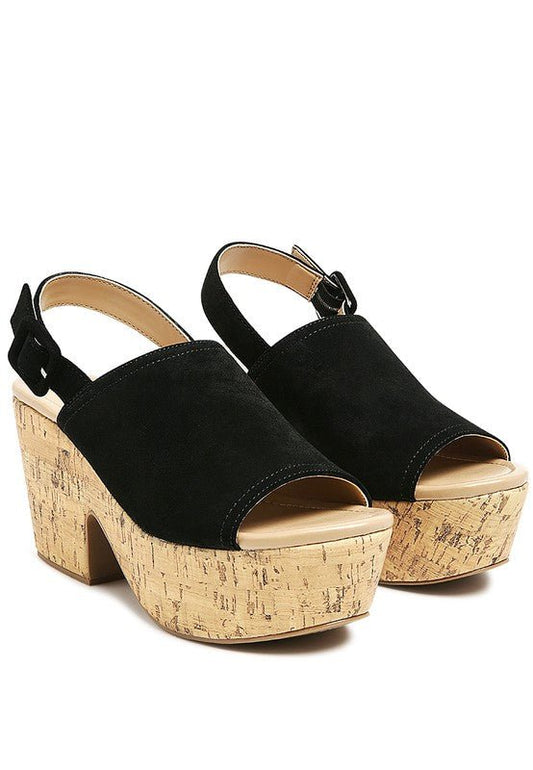 VENDELA LEATHER SLINGBACK PLATFORM SANDAL IN TAN - Chaelisa's New Jammies
