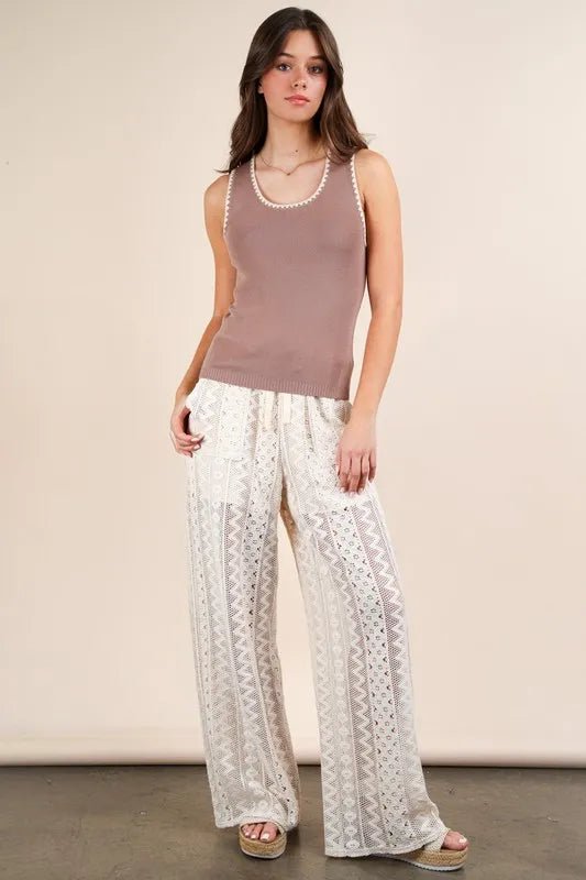 VERY J Blanket Style Sleeveless Knit Tank - Chaelisa's New Jammies