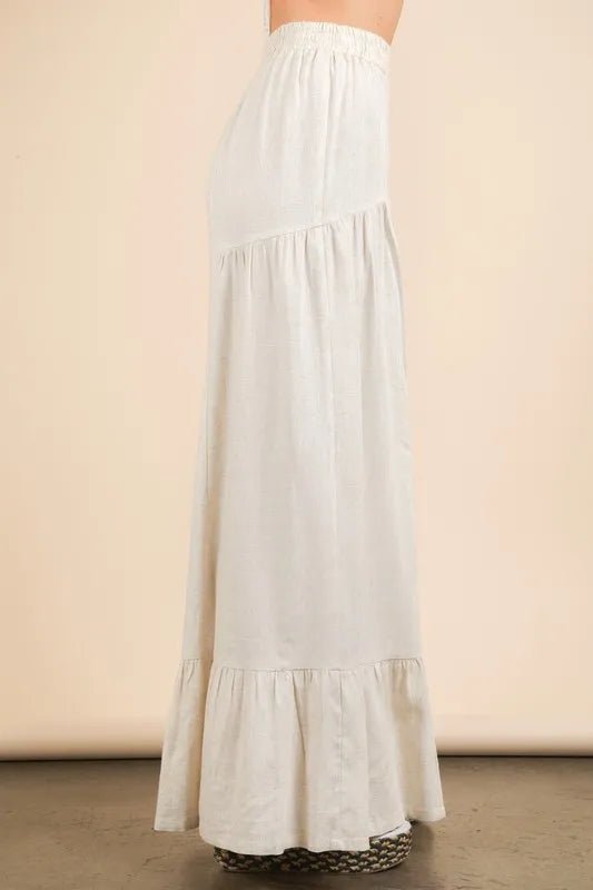VERY J Palazzo Elastic Waist Comfy Pants - Chaelisa's New Jammies