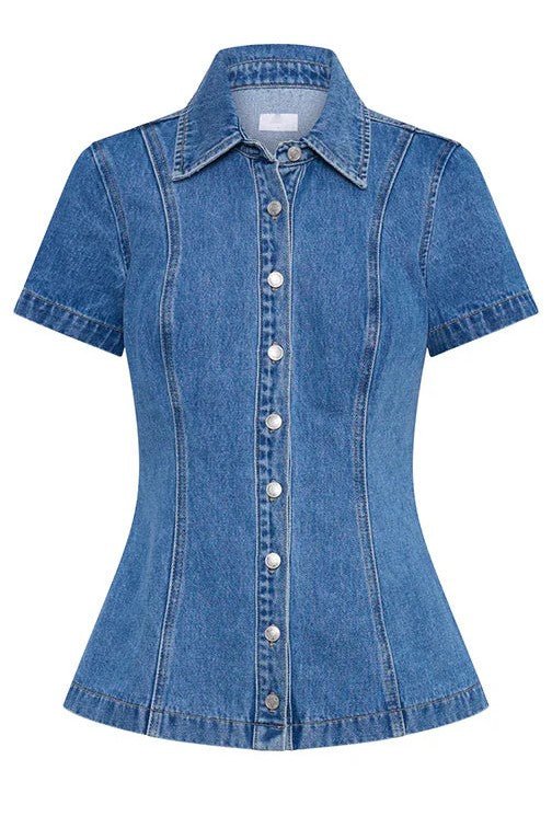 WOMEN FASHION DENIM TWO PIECE SET - Chaelisa's New Jammies